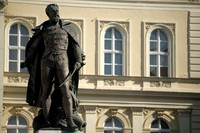 Komarno, Slovakia: downtown, Townhall