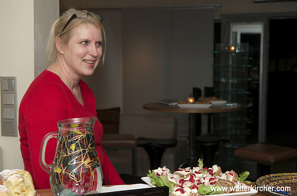 Heidemarie Tratnik, owner of Acoustic Point hifi shop in Klagenfurt, Austria