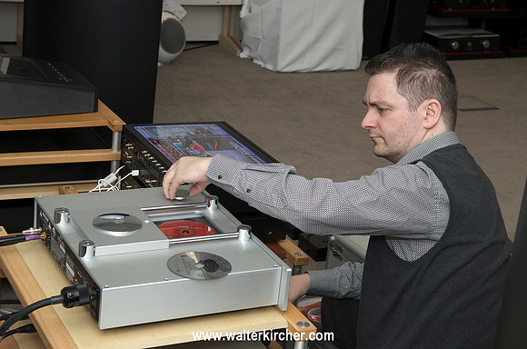 Zalan Schuster with Accustic Arts DRIVE II - High End Slovakia 2013 in Bratislava
