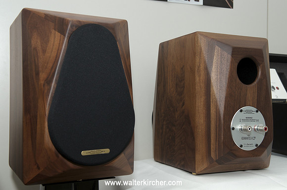 Diapason Adamantes III 25th loudspeaker in the Hanzel Audio room at the High End Slovakia 2013 in Bratislava