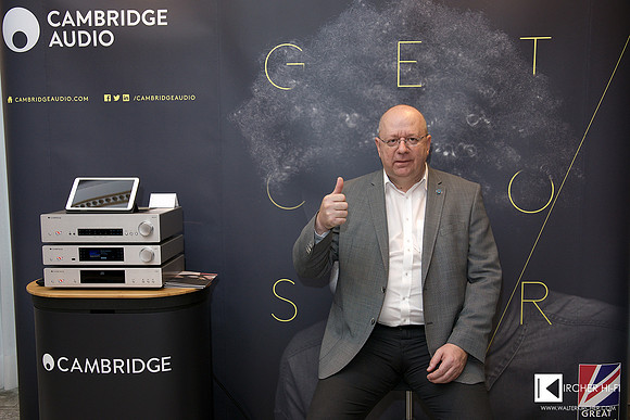 Norbert Maes, German sales agent for Cambridge Audio and Accustic Arts - former no.1 at B&W Germany