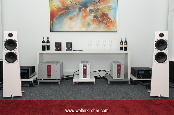 and now my setup for my High-End weekend in Linz: Totem Element Metal loudspeakers with Accustic Arts reference electronics
