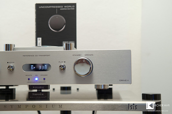 Accustic Arts DRIVE II, Symposium Acoustics Rollerblocks Serie 2+ with G3 balls, Symposium Isis Rack