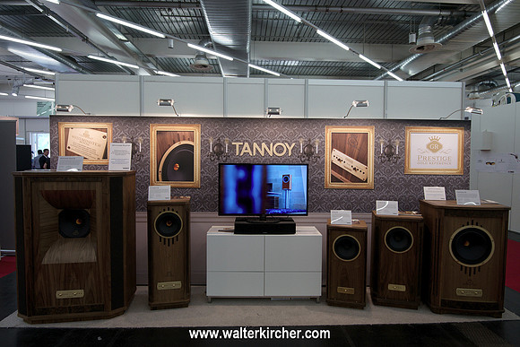 HIGH END 2014: Tannoy speakers booth - very British, old school