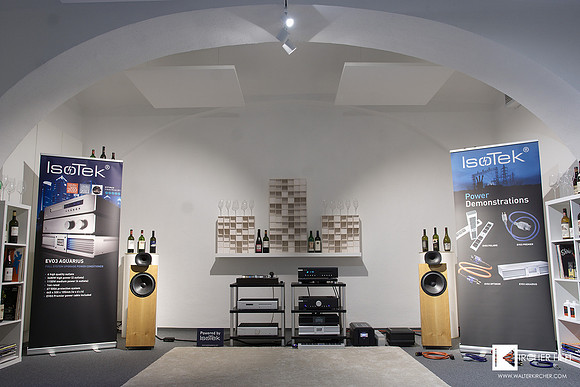 IsoTek workshop setup