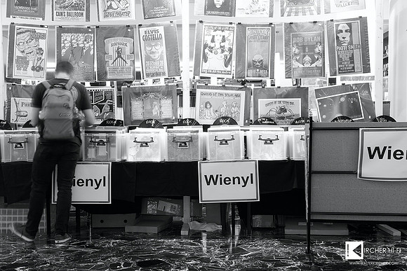 Wienyl booth besides my stand - one of our best Austrian 2nd hand record resellers!