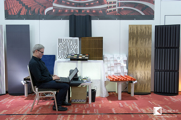 Wolfgang Sauter, boss of Pro Performance - expert in room acoustics