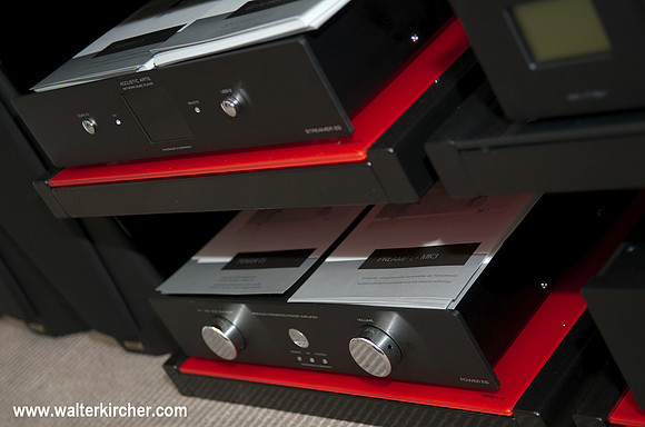 Accustic Arts STREAMER ES and POWER ES in Black at the High End Slovakia 2013 in Bratislava