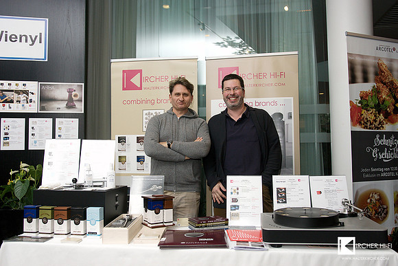 The Walter Kircher Hifi booth 2016 in Vienna + two guests