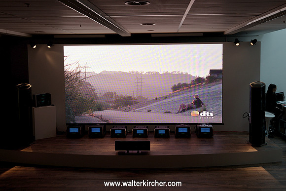 HIGH END 2014: Fine Sounds Group presenting Hollywood - big cinema with Sonus Faber Aida speakers and a battery of McIntosh amps